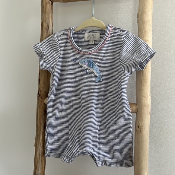 Albetta Dolphin Romper🐬size 3-6 months - Picture 3 of 4